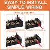 JAMHER 10 Circuits 10 Positions Terminal Block 20-30A 200-450V Dual