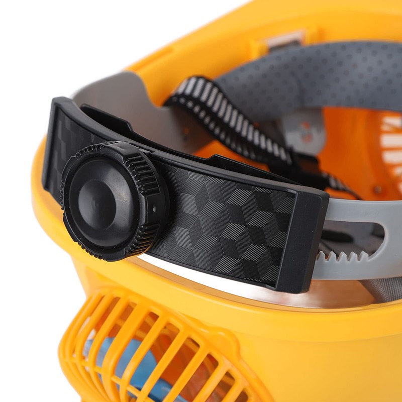 Miskall Hard Hat, Smart Construction Hard Hat, Double Fan Helmet