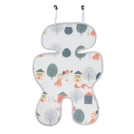 Ice Stroller Cooler Mat Universal 3D Breathable Car Seat Cooling Pad for Toddlers Snowman