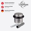 LouMaxx Door Stop Floor Stainless Steel for Screwing – Protects