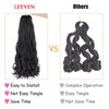 Leeven 9 Packs French Curly Braiding Hair Loose Wavy 26