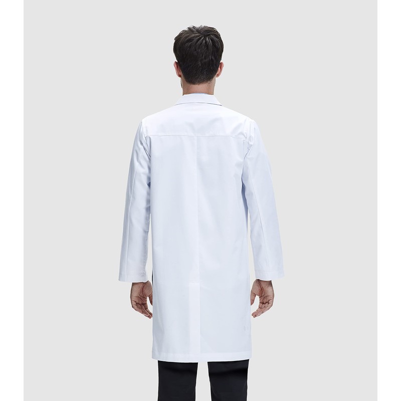 Dr. James Unisex White Polycotton Lab Coat UK-01-XL