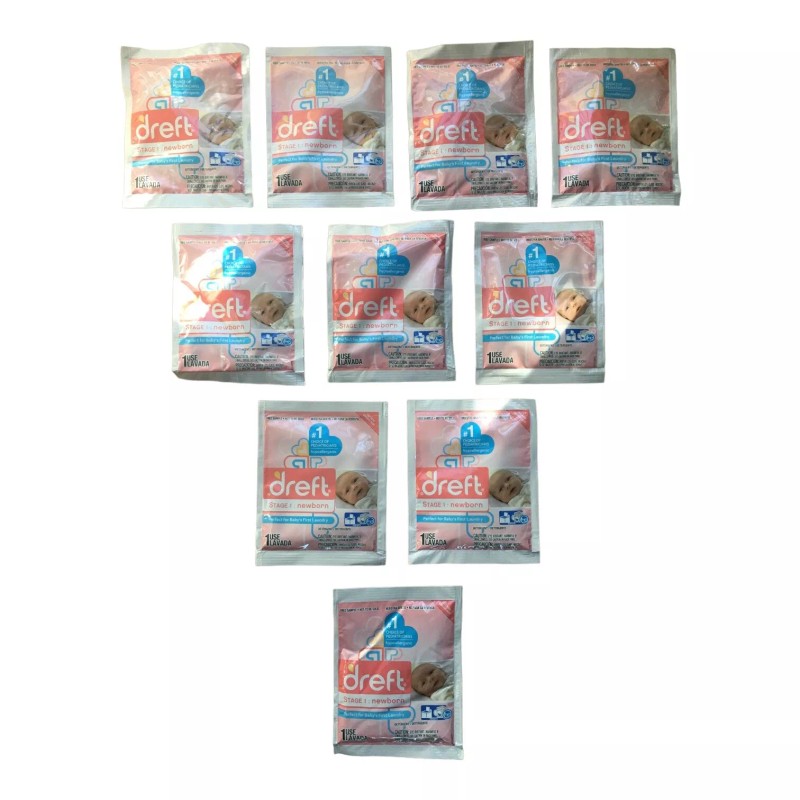 Dreft 10 Dreft Stage 1 Newborn Baby’s Hypoallergenic Liquid Laundry