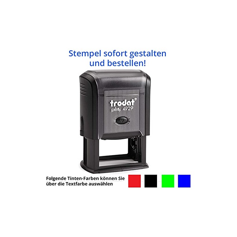 Trodat Printy 4929 Stamp 50 x 30 mm for 8
