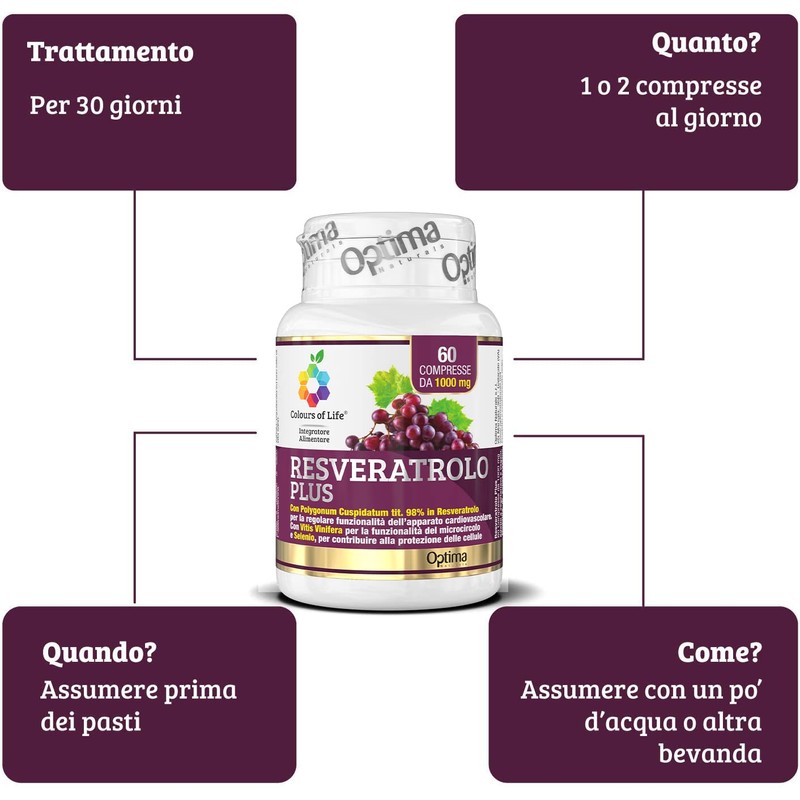 Colours Life Resveratrolo60cpr
