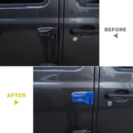 CheroCar JL JT Door Hinge Covers Protector Decoration Kits Fits for 2018-2025 Jeep Wrangler JL JLU, for 2020-2025 Jeep Gladiator JT, Blue Exterior Accessories, 8Pack……