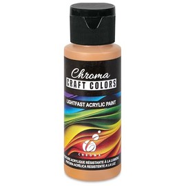 Chroma Craft Colors Acrylic Paint - Honey Maple, 2 oz