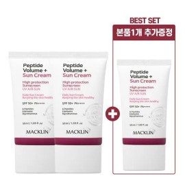Maclean Cosmetics Jo Eun House [Maclean] Peptide Volume Sun Cream 50ml 3 pieces SPF 50+, PA++++ 948353 / 조은하우스 [맥클린] 펩타이드 볼륨 선크림 50ml 3개 SPF 50+, PA++++ 948353