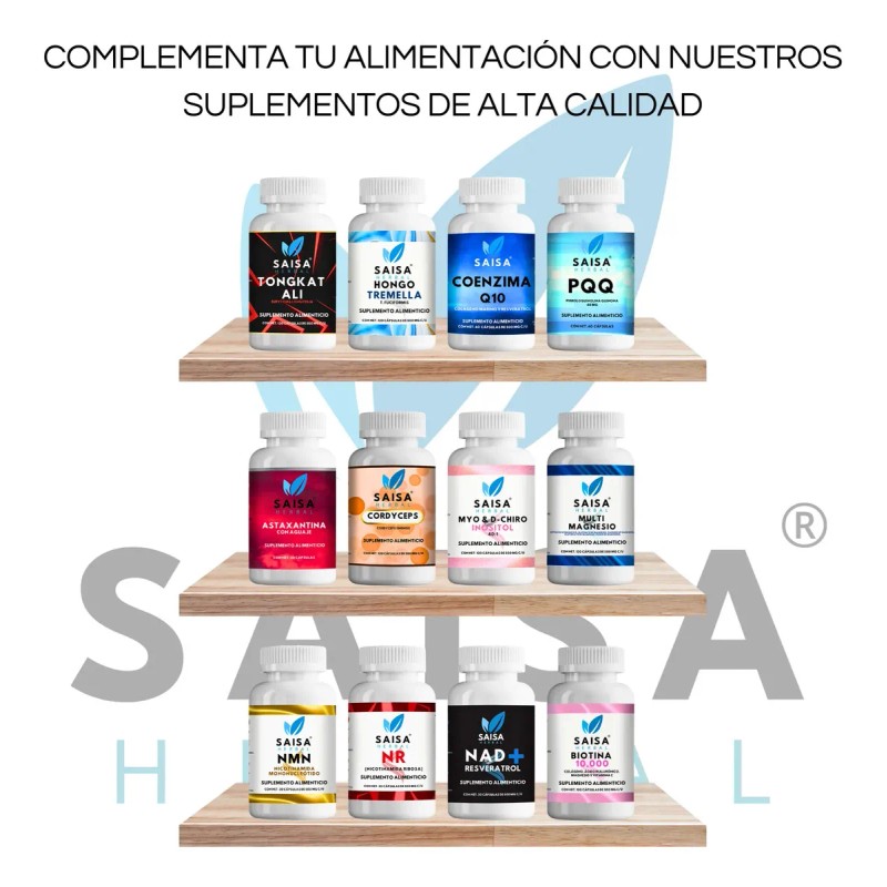 Cartílago Tiburón Suplemento Alimenticio 100 Puro Cápsulas 500 Saisa Herbal