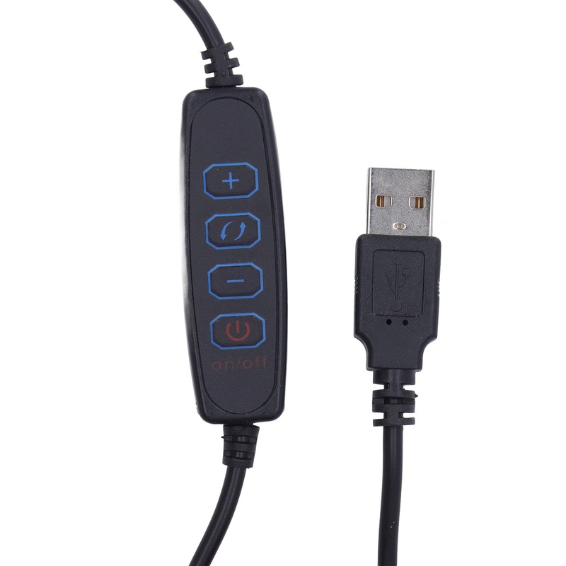 Soldering Helping Hand 5 Jaws 3X USB Magnifier ABS Flexible