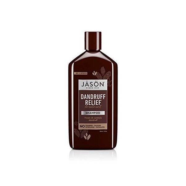Jason Natural Cosmetics Dandruff Relief Shampoo 12 oz (Pack of 3)