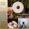 2 pcs Wall Split Flange Self-Adhesive tape Round Escutcheon Various