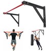 Wall Mounted Pull Up Bar, Heavy Duty Chin Up Bar