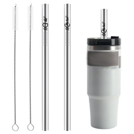 Couple Wedding Engagement Gifts for Couples Mental Straws Straight Gifts for Bride Groom Anniversary Romantic Gifts for Husband Wife Birthday Christmas Gifts for Him Her Couples Reusable Straw 2pcs