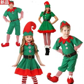 Christmas Elf Costume for Kids, Men & Women - Halloween (LF1473) Free Size/80CM Men's 4ea