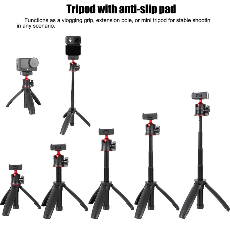 Pellking Quick-Release Extendable Tripod for DJI Osmo Nano & Action