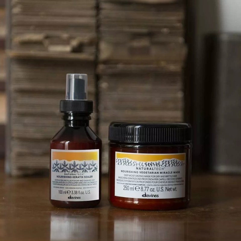 Davines Kit Shampoo Y Acondicionador Seco Davines Nourishing 250 Ml