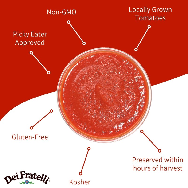 Dei Fratelli Tomato Sauce (15 oz. cans; 12 pack) -