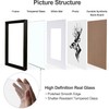 Yaetm 8x10 Picture Frame Matted to 5x7 Set of 4,
