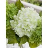 Clycaloor 6 Pcs Green Hydrangea Flowers Bouquets Silk Hydrangea Flowers