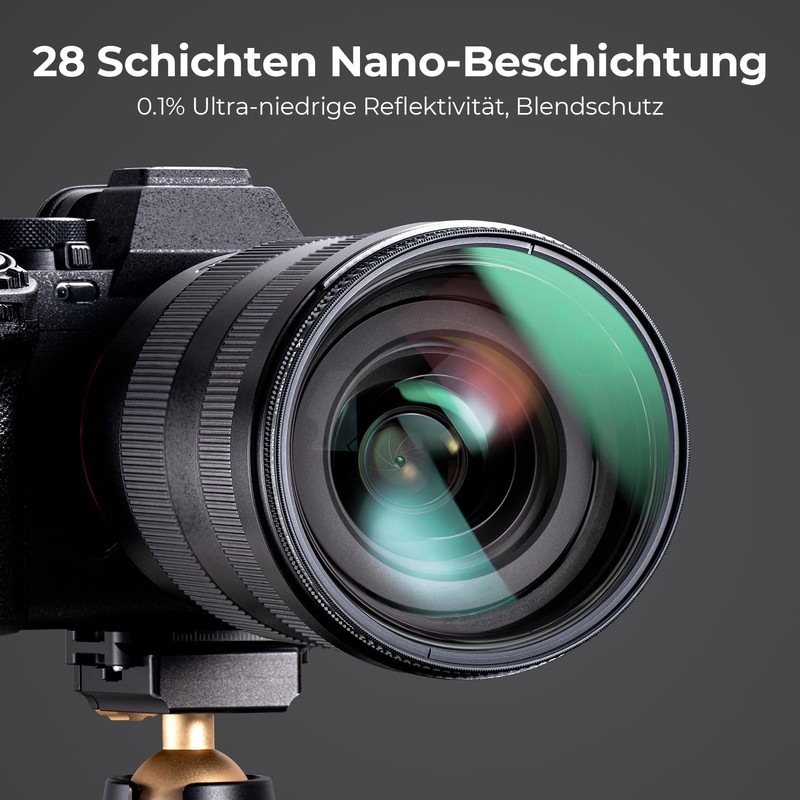 K&F Concept Nano-X Series Ultra Low Reflection Polarising Filter 77
