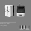ICEVEIN Universal Power Travel Plug Adapter Converting from EU/UK/CN/AU/JP to