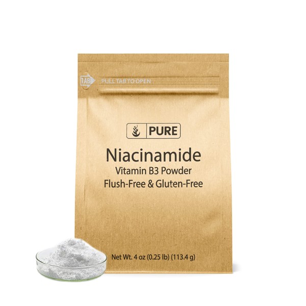 PURE ORIGINAL INGREDIENTS Pure Original Ingredients Niacinamide 4oz Flush-Free, Gluten-Free