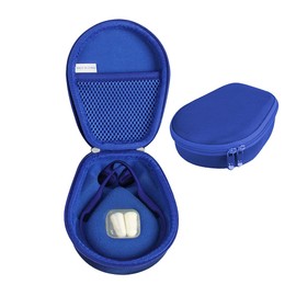 Protective Travel Storage Carrying Case for Titanium Mini/AfterShokz Aeropex/Shokz OpenRun Pro/AfterShokz TREKZ AIR Bone Conduction Wireless Headphones AS650/AS800 - Hermitshell (Blue)