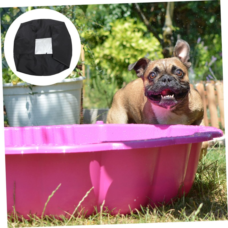 NOLITOY Outdoor Foldable Pool Cover for Round Pools Pet Swimming