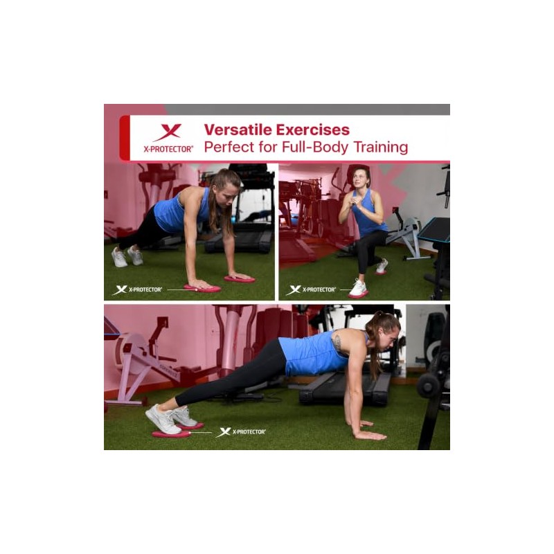 X-Protector Core Sliders para entrenar, 2 discos deslizantes de fitness
