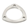 3in 3 Bolt Exhaust Flange Steel Alloy Prevent Leakage Reduce