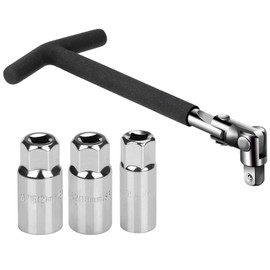 oumuik Spark Plug Socket 16/18/21 mm – Spark Plug Wrench Set with Spark Plug Wrench 16 mm, Spark Plug Wrench 18 mm, Spark Plug Wrench 21 mm for Spark Plugs