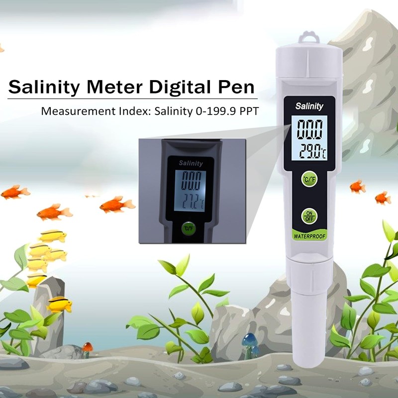 Salinity Meter Tester, Digital Salinity Tester for Salt Water Digital