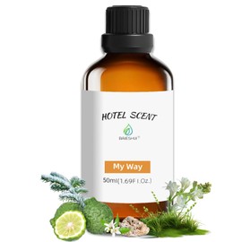 My Way Essential Oil, Hotel Collection Diffuser Oil, 1.69 Fl Oz Pure Aromatherapy Fragrances, Luxury Scents with Lemon, Tuberose and Vanilla for Diffuser