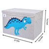 CLCROBD Foldable Large Kids Toy Chest with Flip-Top Lid, Collapsible