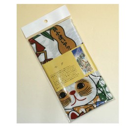 Lucky Maneki Neko Tanabata Japanese Tenugui Maneki Neko Goat Sei