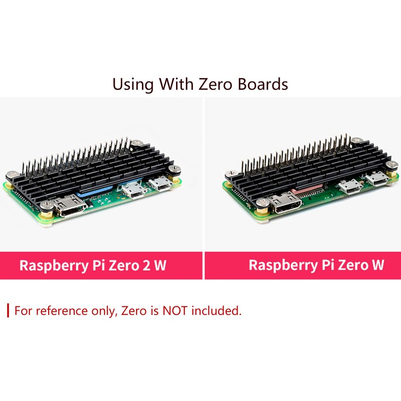 Heatsink with Thermal Tapes, Aluminum Heatsink Cooler for Raspberry Pi