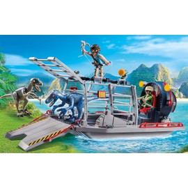 PLAYMOBIL Enemy Airboat with Raptor Building Set