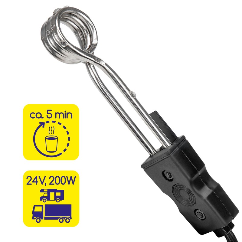 507240 Car Immersion Heater Hot Water Heater 200 W 24