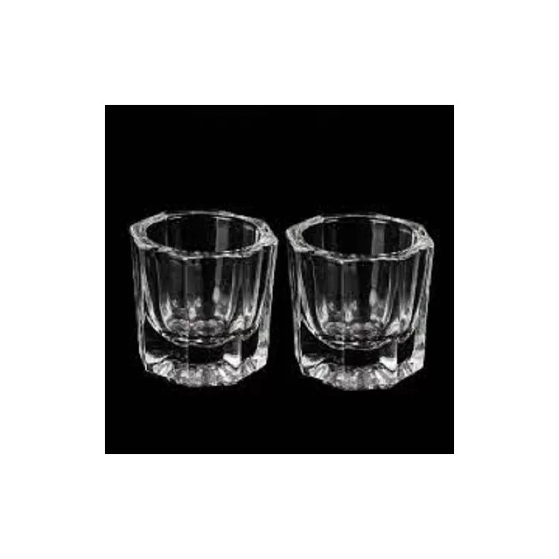 Mc Nails Lote De 24 Vasitos De Cristal Para Monomero