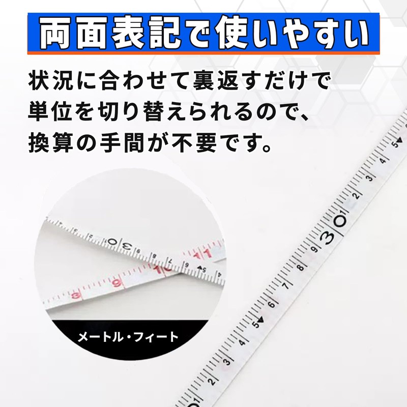 YOUSTEP Measuring Tape 100m Walking Measuring Tape Scale Meters Feet