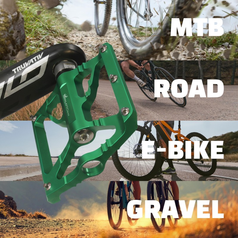 IMPALAPRO Aluminum CNC Platform Bike Pedals Ultralight 320g