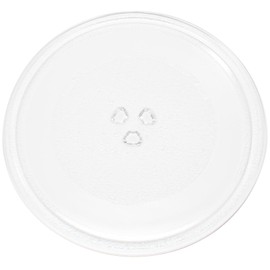 Replacement for Emerson MW7300 Microwave Glass Plate - Compatible with Emerson 203600 Microwave Glass Turntable Tray - 10" (255mm)