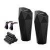 Ginsco Car Trash Can Cup Holder, 2 Pack Mini Trash