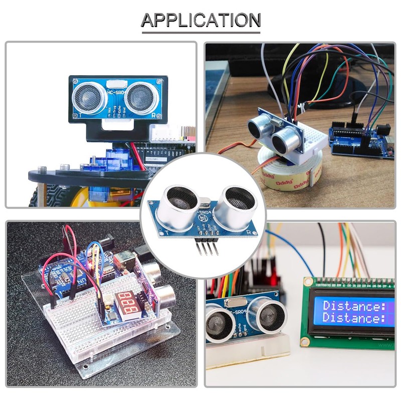 Youmile 5 pcs HC-SR04 Ultrasonic Sensor Distance Module High sensitivity