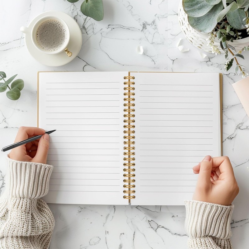 Guymn Note to Self Mental Health Notebook, Positive Quote Journal,