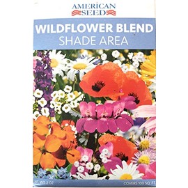 Wildflower Blend Shade Seed Mix - 2 Oz, Covers 100 Sq Ft (Pack of 4)