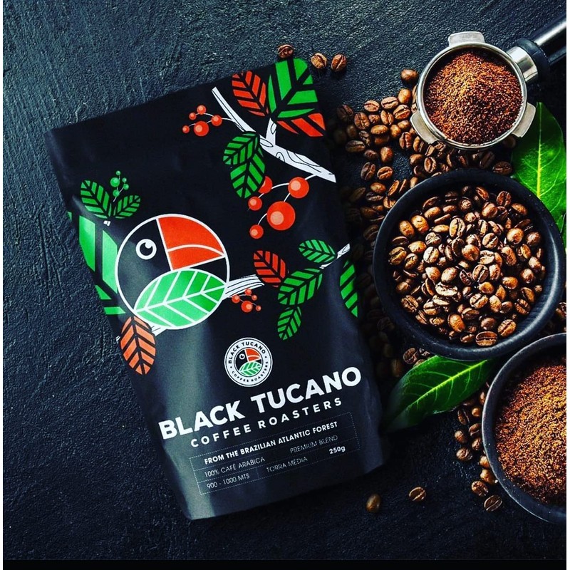 Black Tucano Specialty Coffee -Brazilian Ground Medium Roast Coffee -