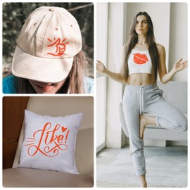 VinylRus Heat Transfer Vinyl-12” x 25FT Iron on Vinyl Roll for Shirts, HTV Vinyl for Silhouette Cameo, Easy to Cut & Weed(Orange)