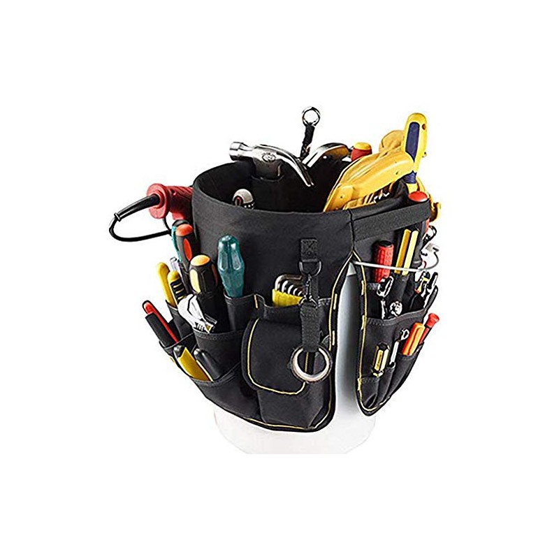 HEEPDD Bucket Tool Organizer, 56 Pockets Caddy Bag for Garden